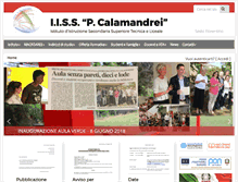 Tablet Screenshot of iisscalamandrei.gov.it